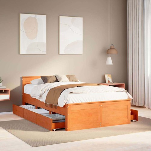Bed frame without - bed, mattress