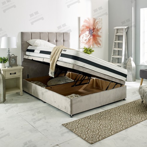 Ottoman storage plush velvet - ottoman,