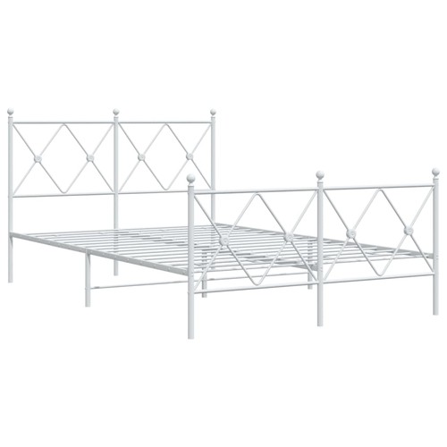 Metal bed frame with headboard - frame,