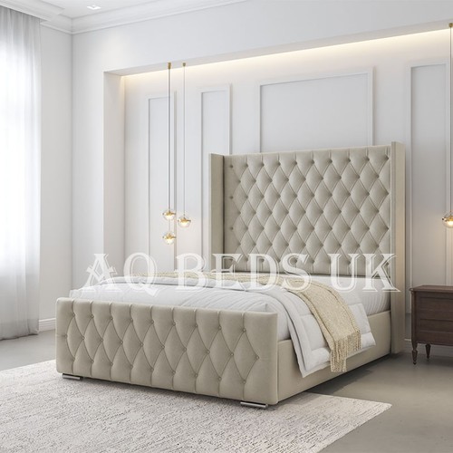 New chesterfield winged bed - chesterfield,