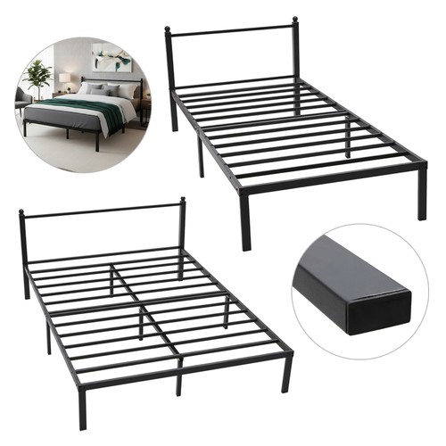 Metal bed frame with - metal,