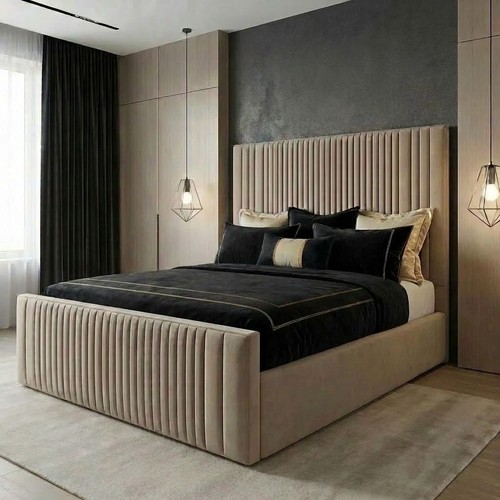 Modern storage bed panel - bed,
