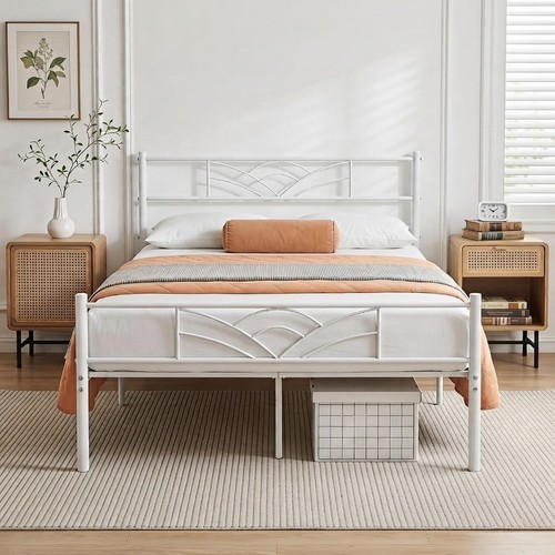 Modern 4ft white double - 4ft,