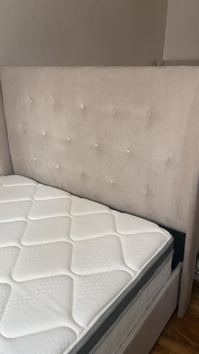 Wayfair velvet upholstered bed - velvet,