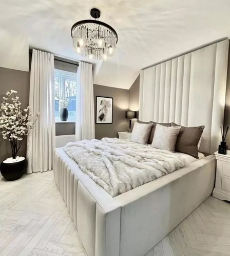 Luxury high headboard velvet - high,