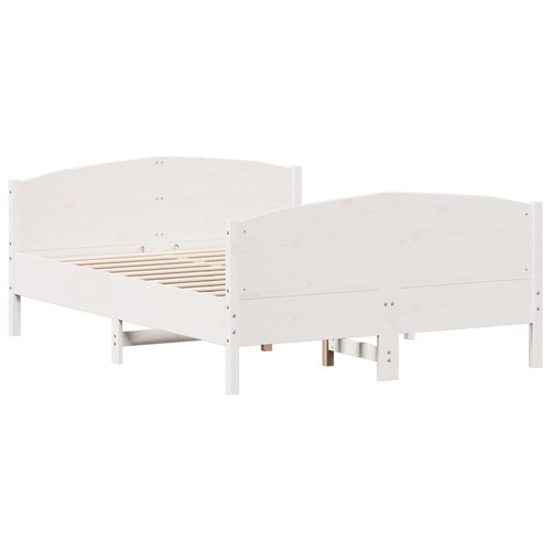 Bed frame with headboard white - frame,