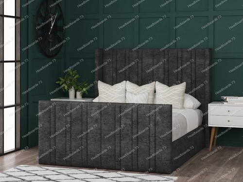 Upholstered luxury bed frame - bed,