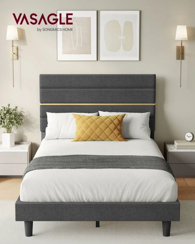 Small double bed frame with - bed,