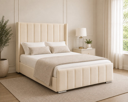 Luxury wingback bed frame - wingback,