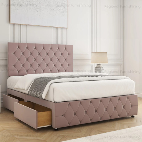 New divan chesterfield bed - new,
