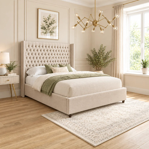 Luxury tall winged - tall, upholstered