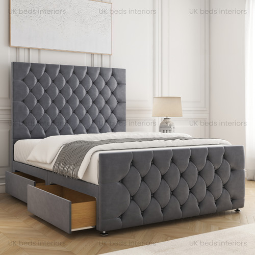 Plush velvet divan - velvet,