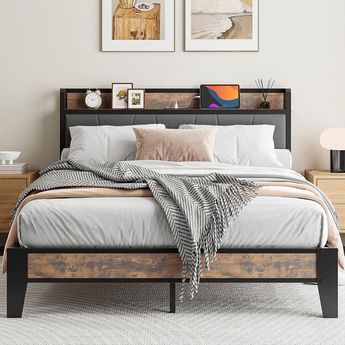 Small double bed frame - bed, with