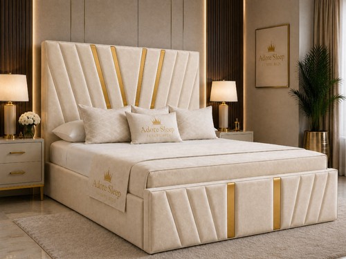 Victor gold strip headboard - gold,