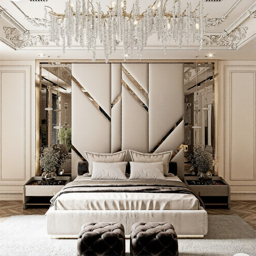 Picaso art deco - bed, frame