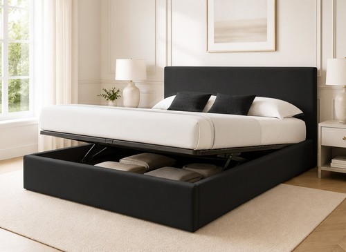 Low profile ottoman - profile, storage