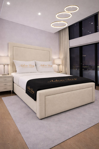 Luxury naples upholstered bed - luxury,